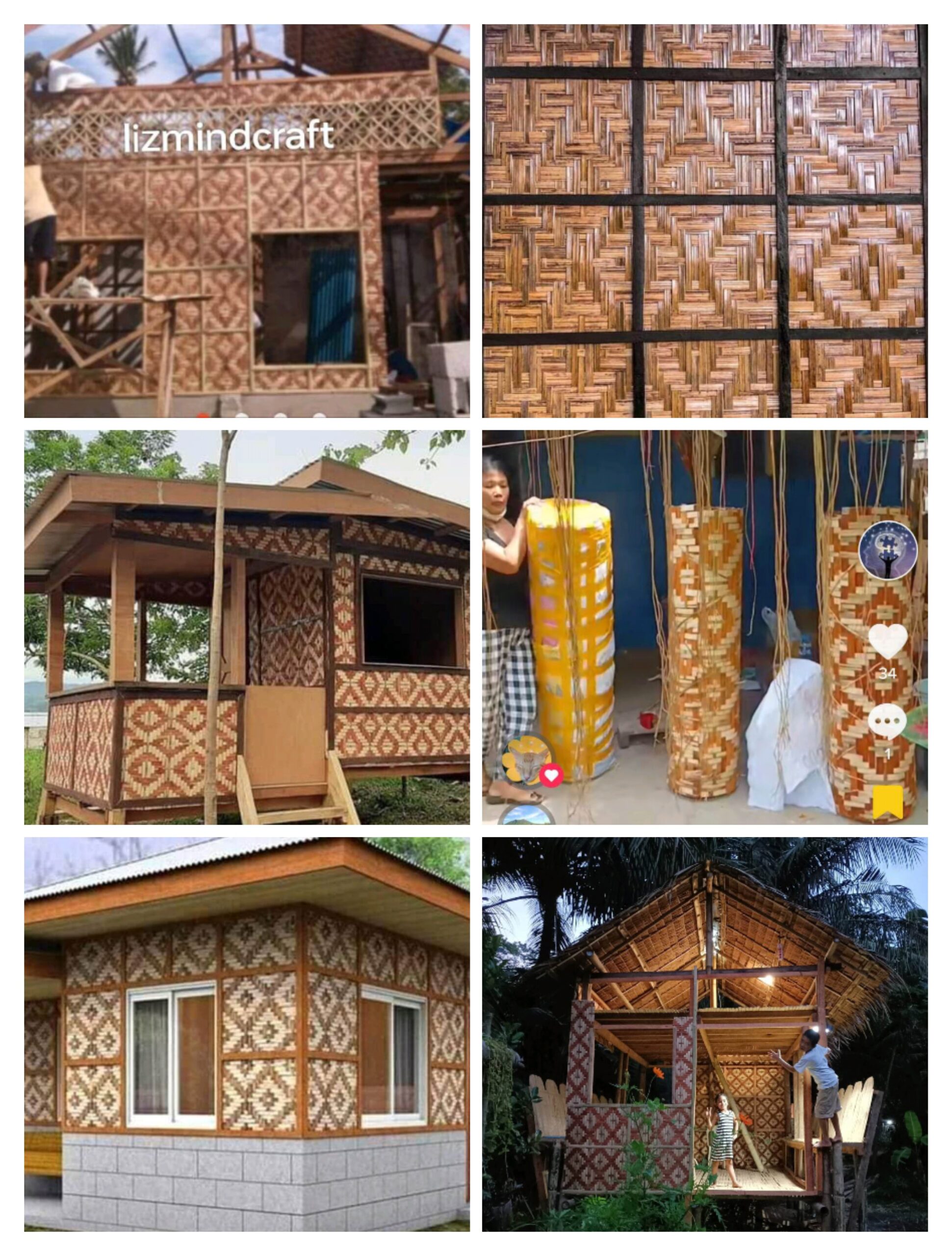 Ang larawang ito ay Amakan/Sawali native bamboo Ang pangunahing material sa pag gawa ng bahay-kubo. Ito ay hinahabi at likas na gawang kamay ng mga handcraftmaker. Ang mga produkto na ito ay madalas matatagpuan sa isla ng Negros Oriental ang lugar kung saan napakaraming Kawayan o bamboos. At ang nangungunang pangalan ng handcraft trading ay LIZMINDCRAFT88